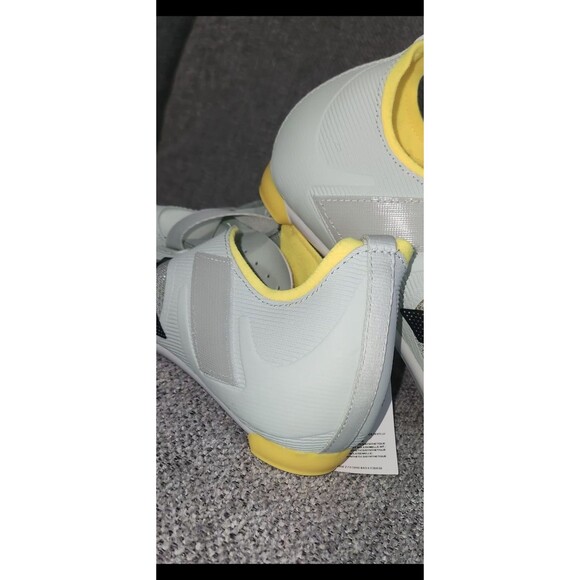 NEW Adidas The Indoor Cycling Shoe M-8.5 / W-10 Green & Yellow Interior  GX1668 main image 8